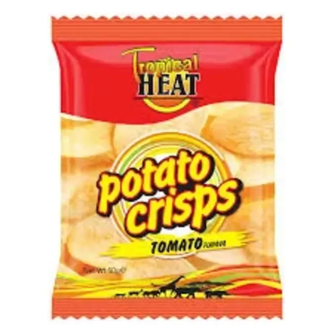 Tropical Tomato Flavour Crisps 50g